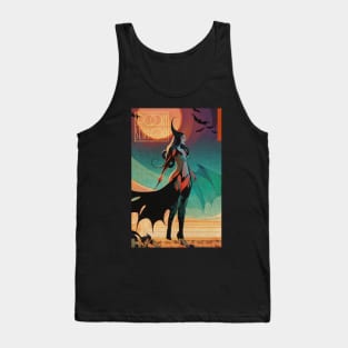 Halloween Spooky Season Evil Vampire Tank Top